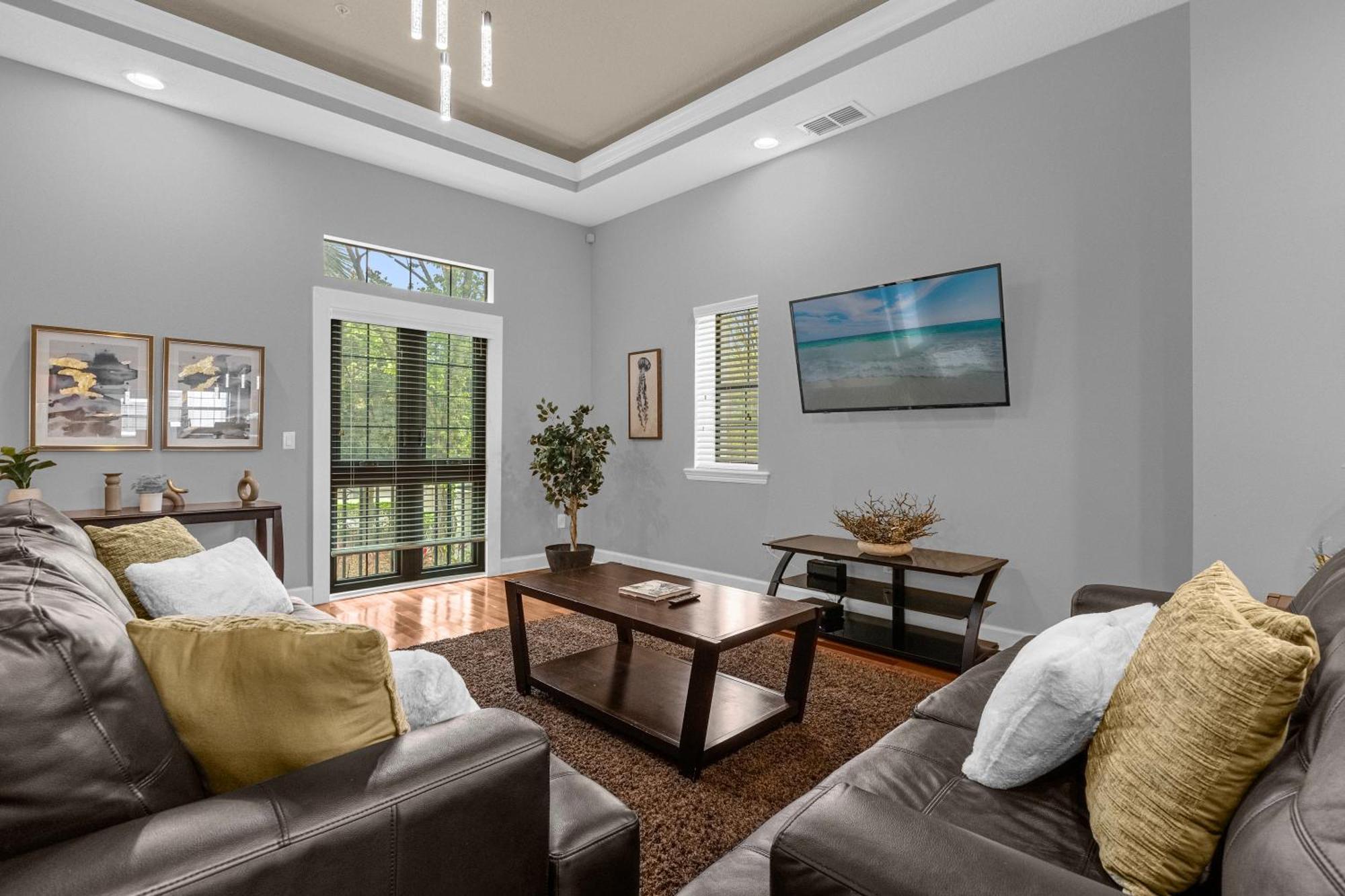 Cozy & Elegant 4Br Enchanted Townhouse - 1 Mile To Disney With Resort Pool, Gym, & Jacuzzi Орландо Екстер'єр фото